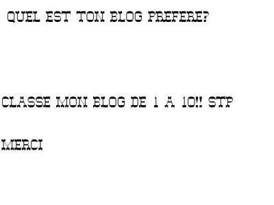 quel est ton blog pref