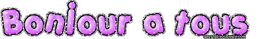 bonjour a tous