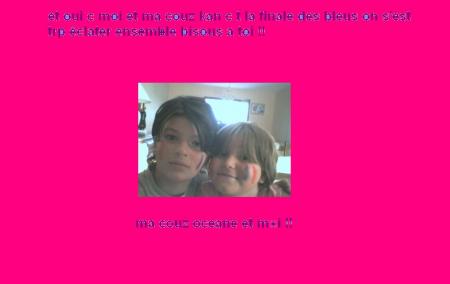 ma cousine et moi